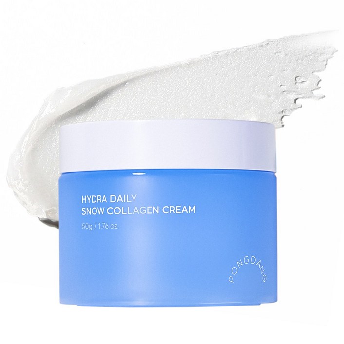 퐁당 하이드라 데일리 스노우 저분자 콜라겐 열노화 케어 리프팅 크림, 50g, 1개