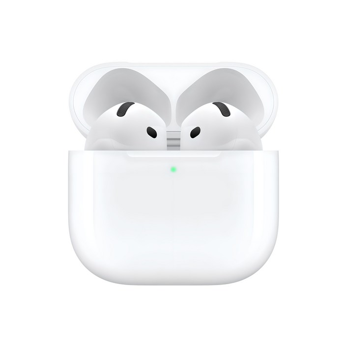 Apple 2024 에어팟 4세대 액티브 노이즈 캔슬링 블루투스 이어폰, MXP93KH/A, 화이트