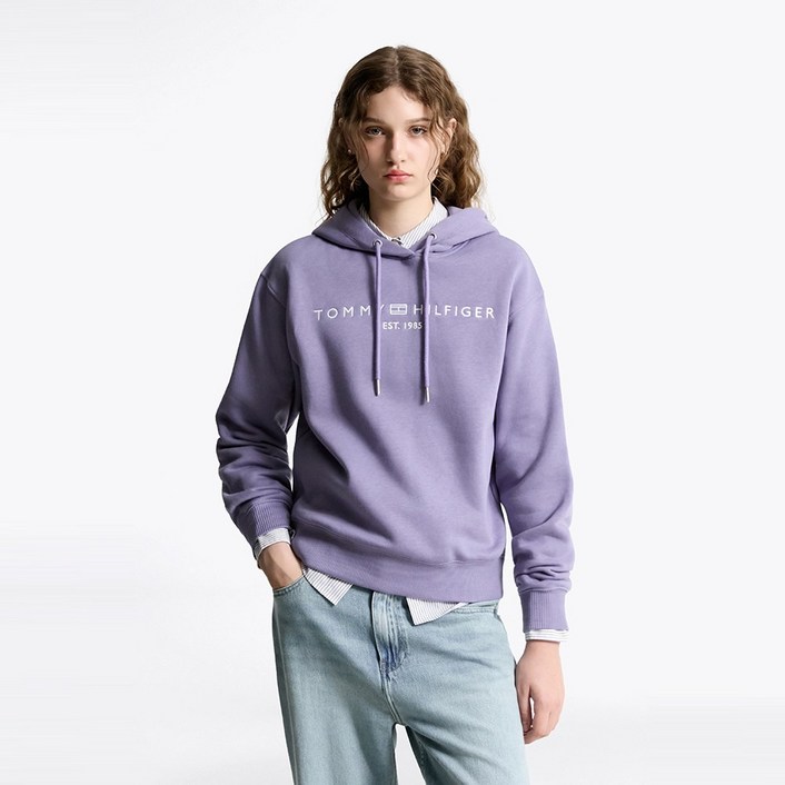 타미힐피거 모던 로고 후디 (T22F7TTO055WT1W0G)