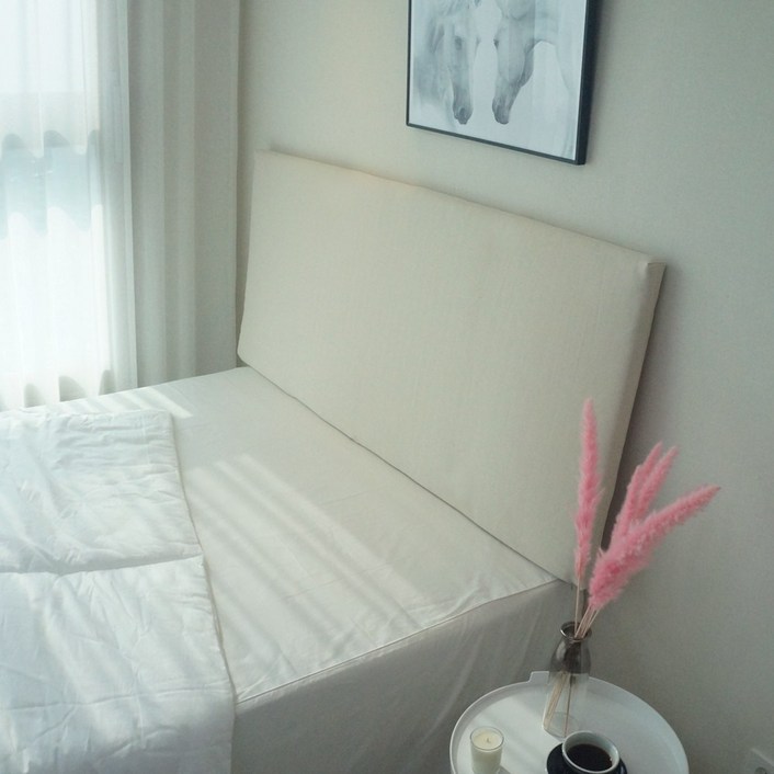 데코코 심플 슬림 침대 헤드보드-6color 헤드쿠션, 차콜 1129512574