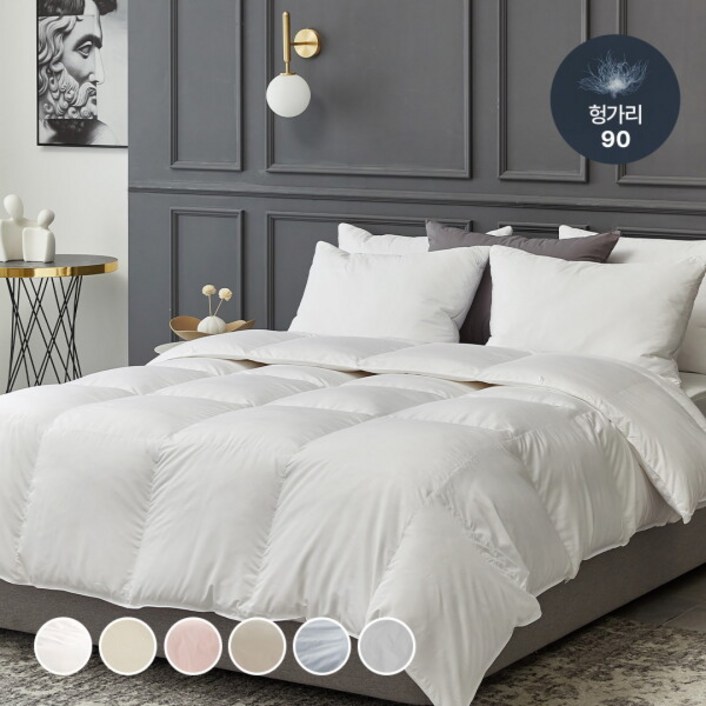[파르페 바이 알레르망] [파르페by알레르망] 헝가리80 구스속통+80수 순면 이불커버 베개세트 K