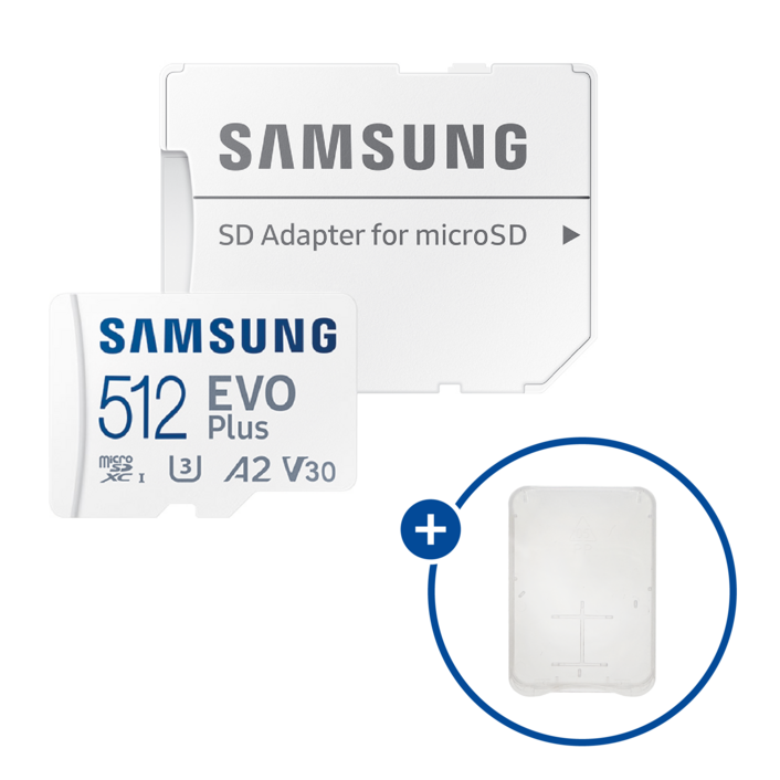 삼성전자 마이크로SD카드 EVO PLUS MB-MC512SA/KR + SD카드 케이스, 512GB+SD카드 케이스