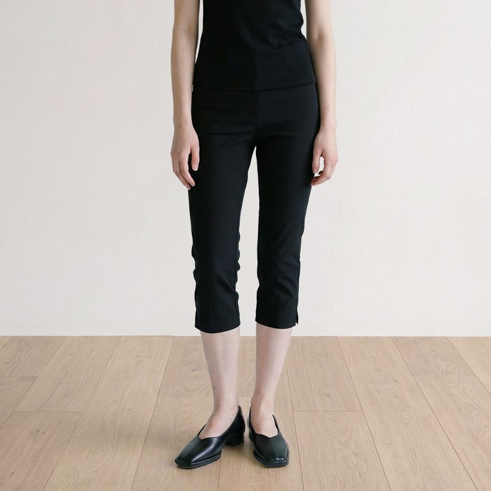 워모라 여성 여름 냉감 팬츠 나일론 스판 밴딩 바지 9부 7부 국내제작