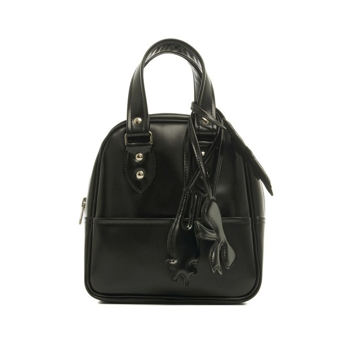 꼼데가르송걸 플라워 탑 핸들 숄더 백