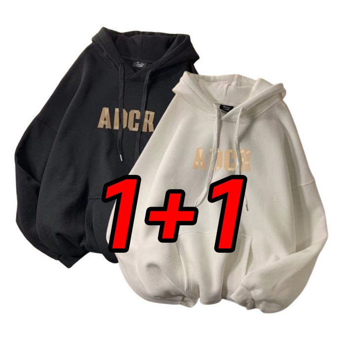 TIMEPURE  11 세트 남녀공용 루즈핏 후드티 봄 가을 커플 후드티 맨투맨 빅사이즈 캐주얼 레터링 프린트 후드티 두꺼운 따뜻한 기모 후드티 커플룩 추천