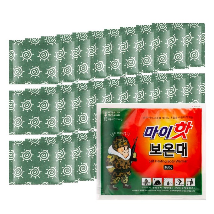 다봉산업 마이핫보온대 160g, 30개