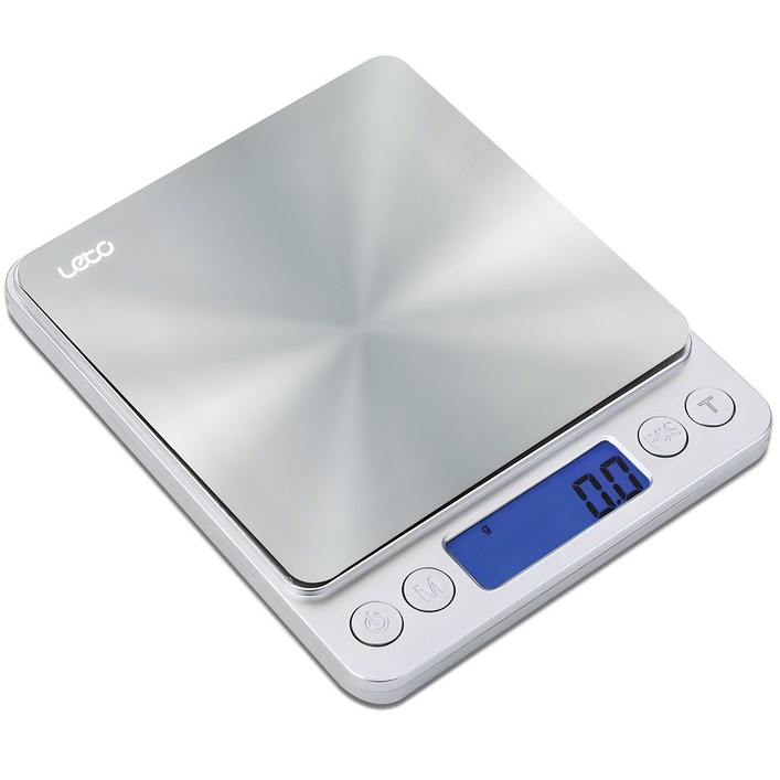 레토 가정용 디지털 주방저울, 1kg, 혼합색상, LKSS01