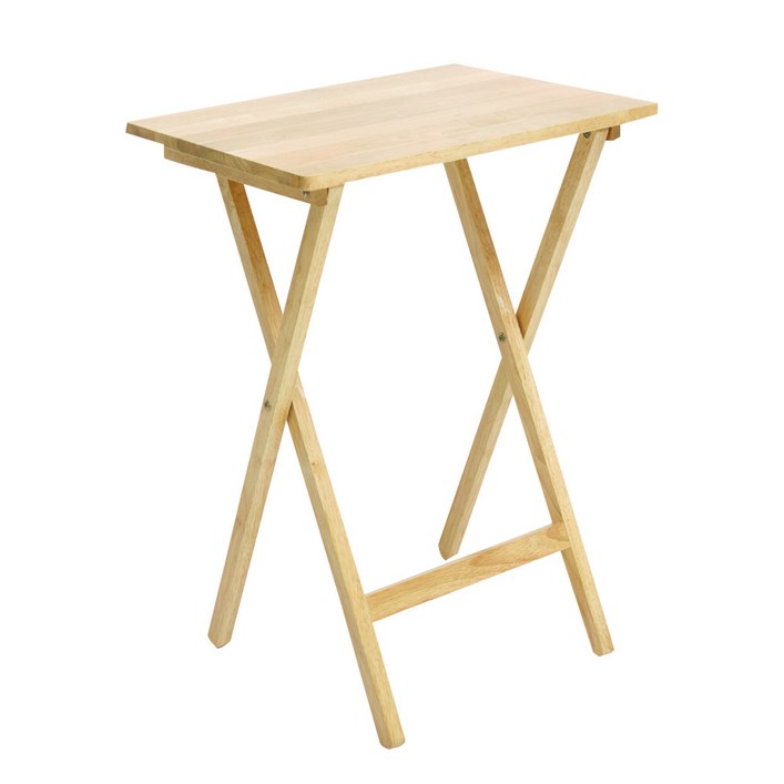 나무탁자 비스비바 데일리 원목 사각 접이식 테이블