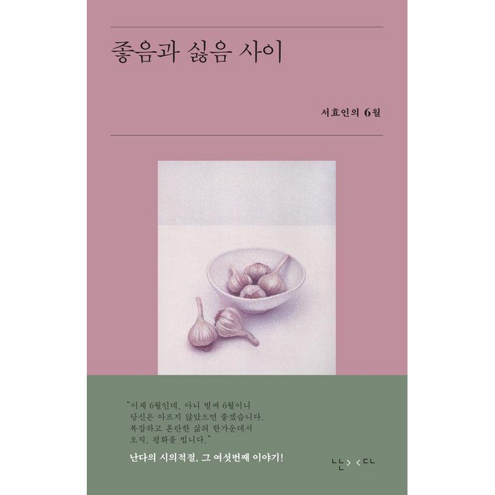 난다좋음과 싫음 사이 서효인의 6월 시의적절 6 난다좋음과 싫음 사이 서효인의 6월 시의적절 6