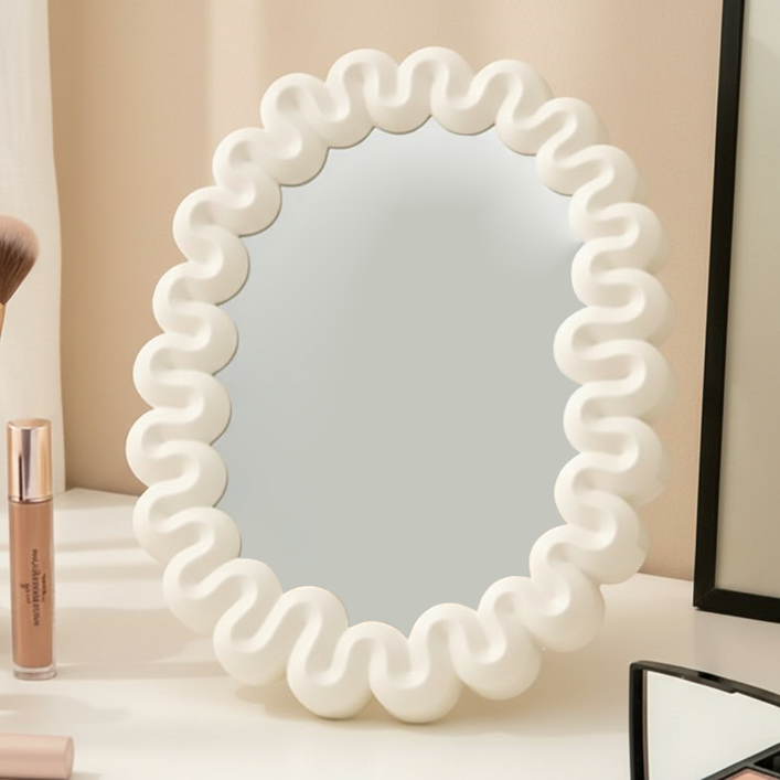 와이홉 생크림 접이식 탁상거울