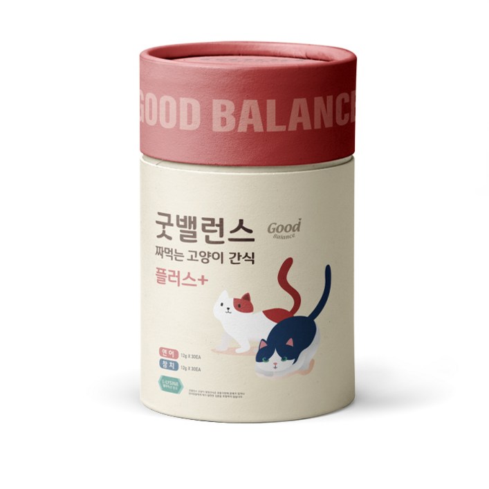 굿밸런스 짜먹는 고양이 간식 플러스
