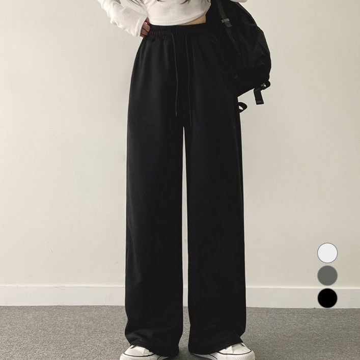 위드후이린 올데이 여성용 트레이닝 밴딩 팬츠 롱숏