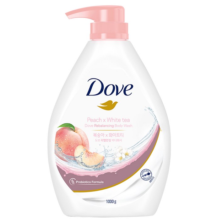 도브 화이트 피치 바디워시, 1kg, 1개 도브 화이트 피치 바디워시, 1kg, 1개