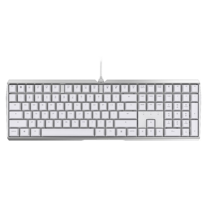 CHERRY 기계식 유선 일반형 키보드, 화이트, MX BOARD 3.0S  갈축, 갈축