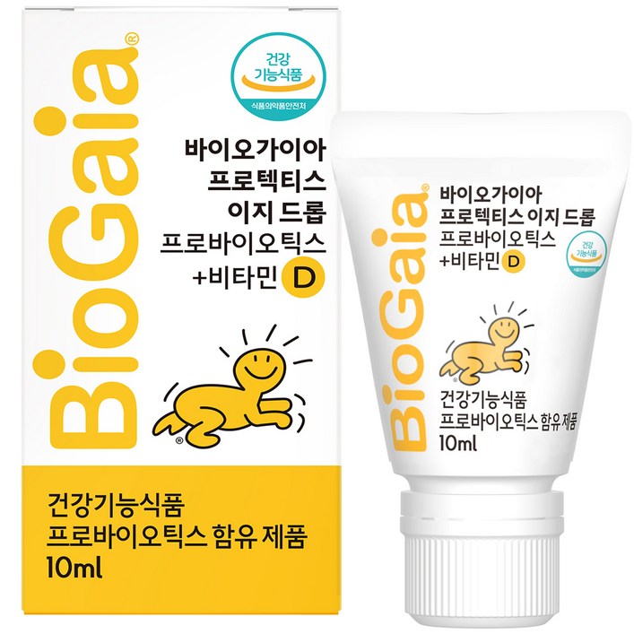 바이오가이아 프로텍티스 이지드롭 프로바이오틱스  비타민 D 영양제