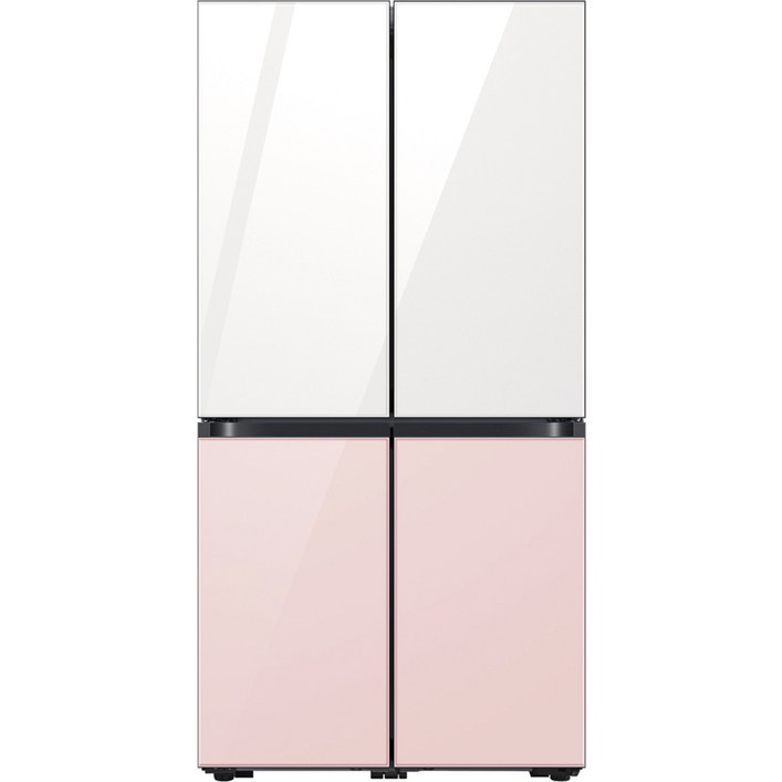 삼성전자 비스포크 4도어 냉장고 글래스 875L 방문설치