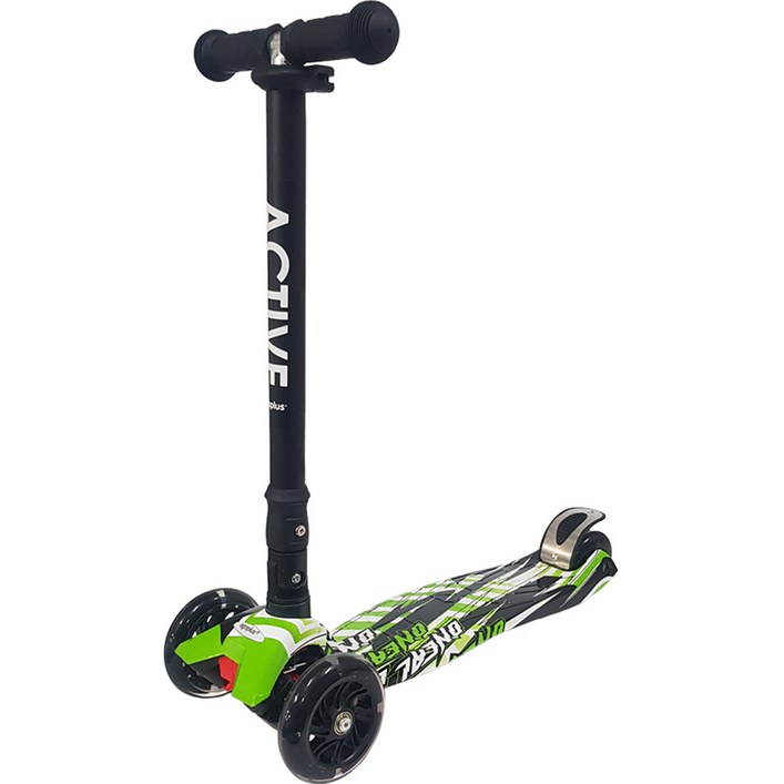 루키 액티브 LED 폴딩 킥보드