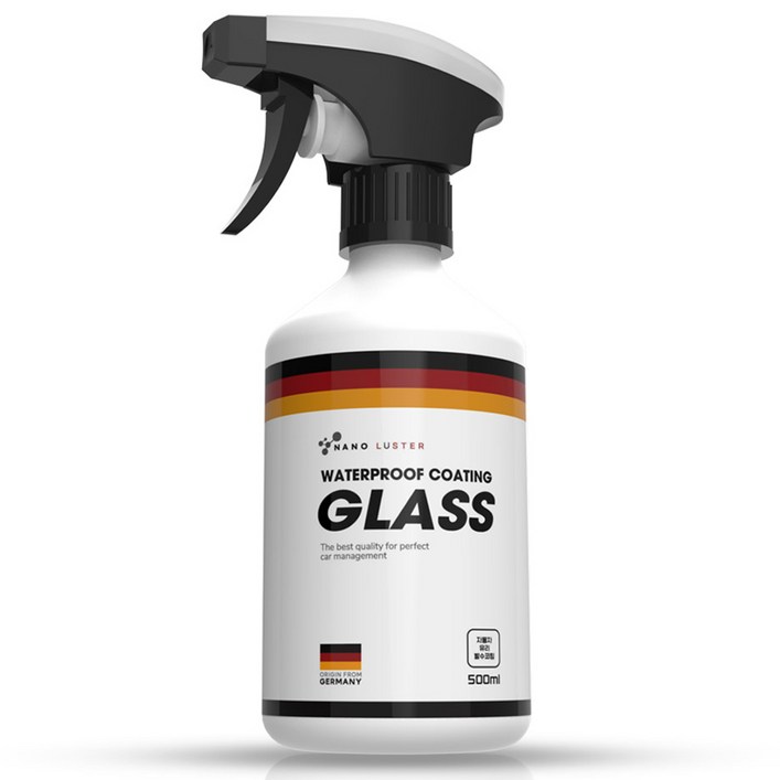 나노러스터 독일 글라스코팅 유리발수코팅제, 500ml, 1개 나노러스터 독일 글라스코팅 유리발수코팅제, 500ml, 1개