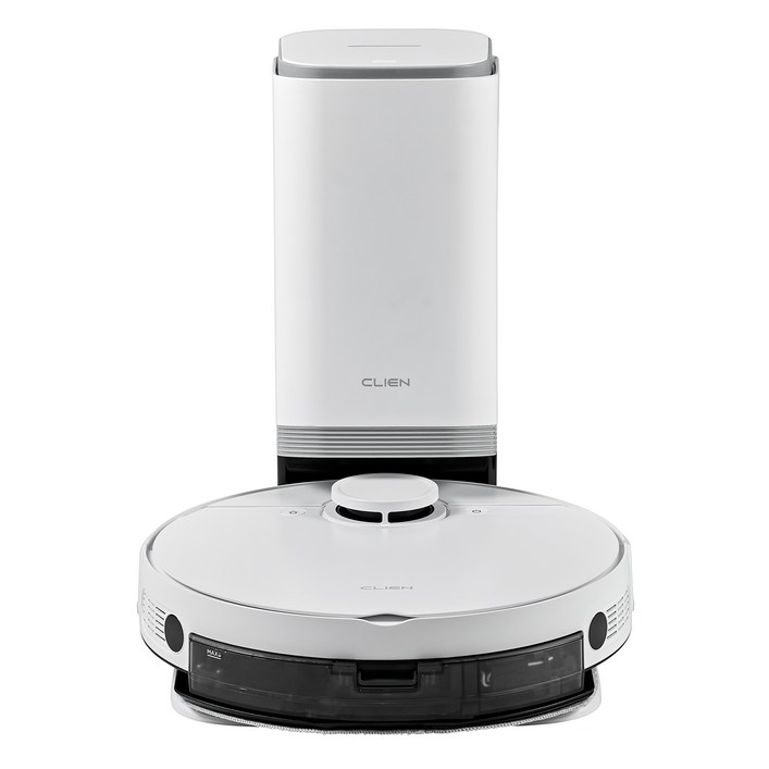 클리엔 로봇청소기 흡입+걸레 T24P-WH