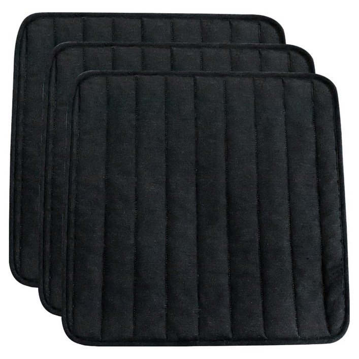 까사베르데 코빈 누빔 면 논슬립 방석 3p