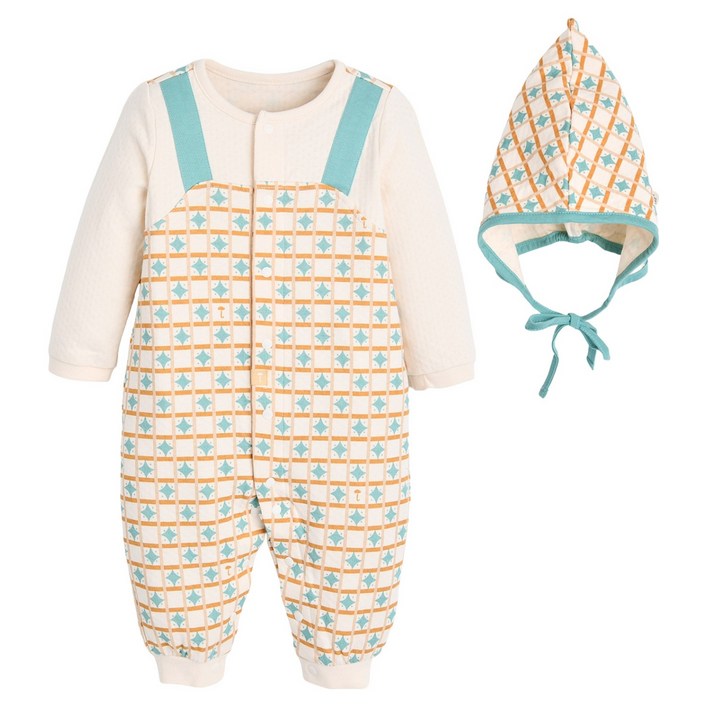 모이몰른 신생아용 스타이중지 우주복 세트 M244UUN39P