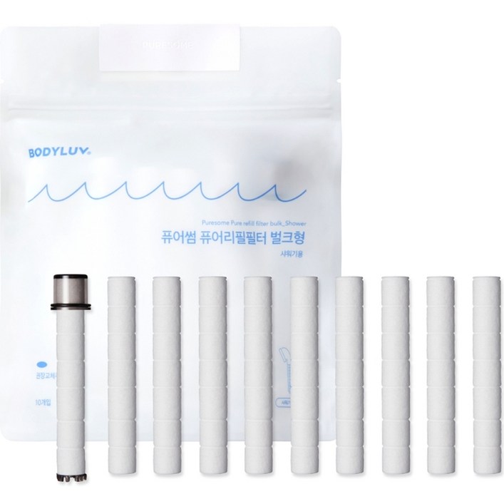 바디럽  퓨어썸 퓨어리필필터 벌크형 10P