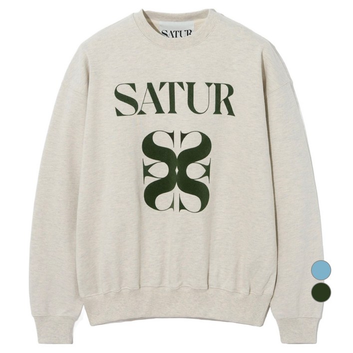 세터 남녀공용 올 데이 면 스웨트 셔츠