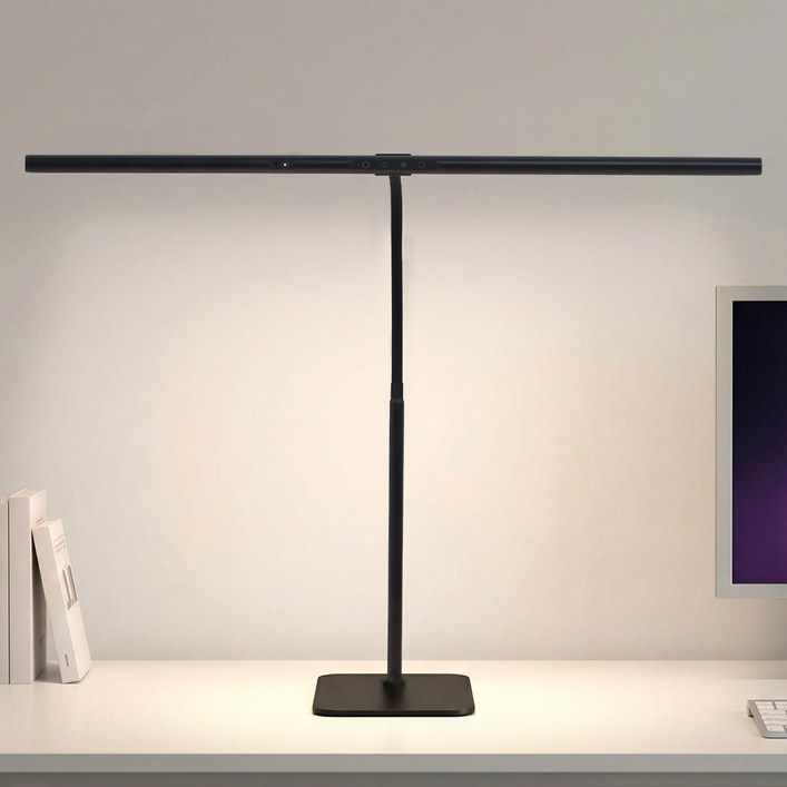 플랜룩스 모티프로 LED 와이드 베이스타입 스탠드, 블랙