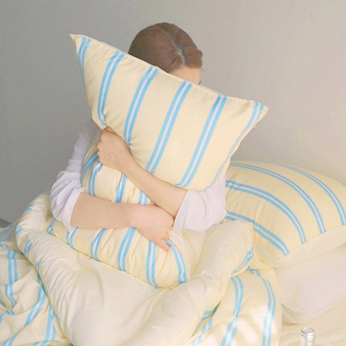 플로라침구 러닝소프트 세미마이크로 먼지없는 차렵이불  베개커버 세트