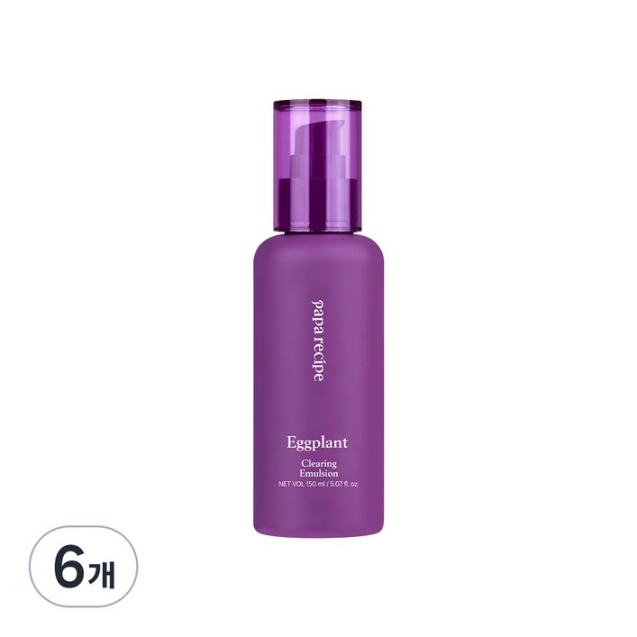 파파레서피 가지 클리어링 에멀전, 150ml, 6개