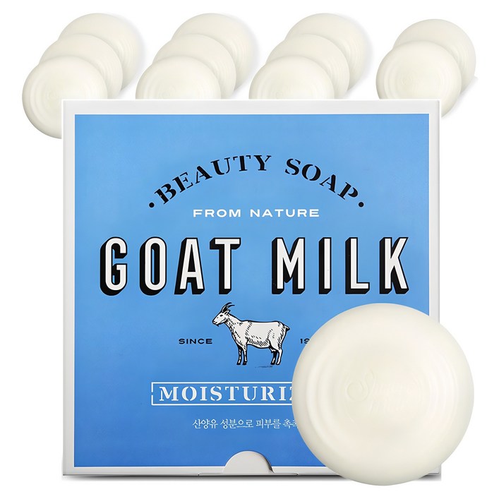 샤워메이트 산양유 비누 플러스, 90g, 12개 샤워메이트 산양유 비누 플러스, 90g, 12개