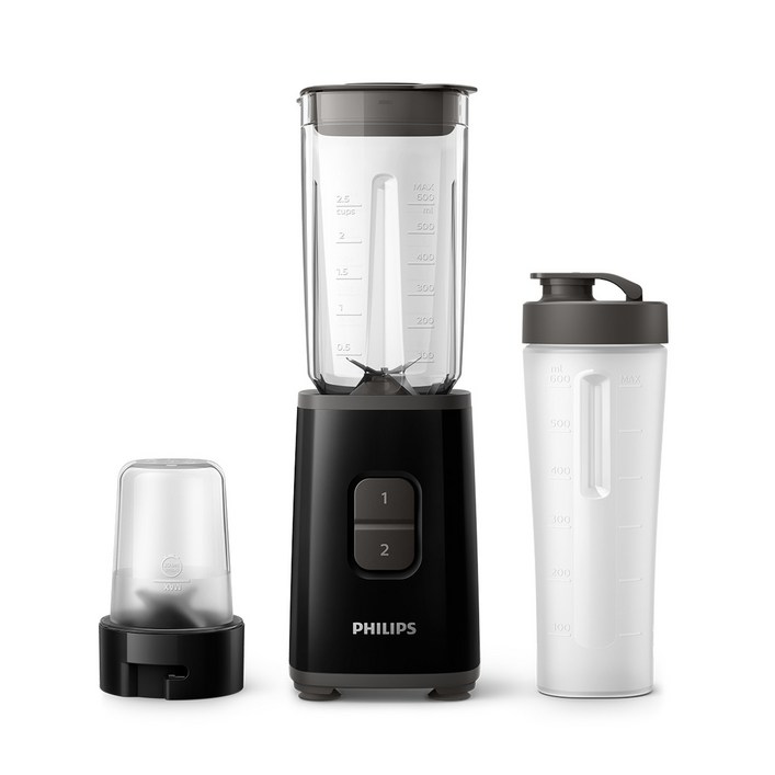 필립스 뉴 미니 블렌더  텀블러  멀티 다짐기 세트 HR260390