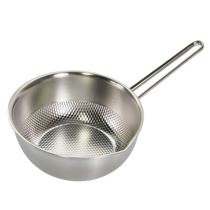 리빙글로리 인덕션 무연마 통5중 엠보 멀티팟, 18cm, 실버, 1개