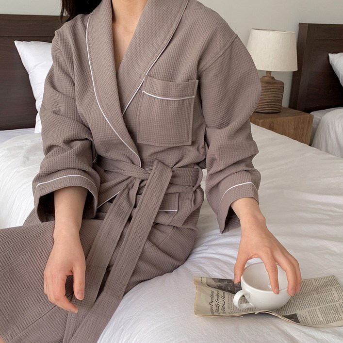 공유 프리미엄 와플 샤워 가운 M