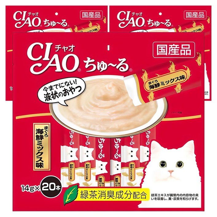 챠오츄르 고양이 짜먹는 간식 20P