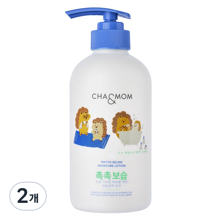 차앤맘 피토세린 모이스처 로션, 500ml, 2개