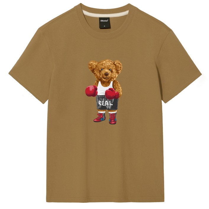 옥스타 파이터 곰돌이 반팔 티셔츠 0TS011
