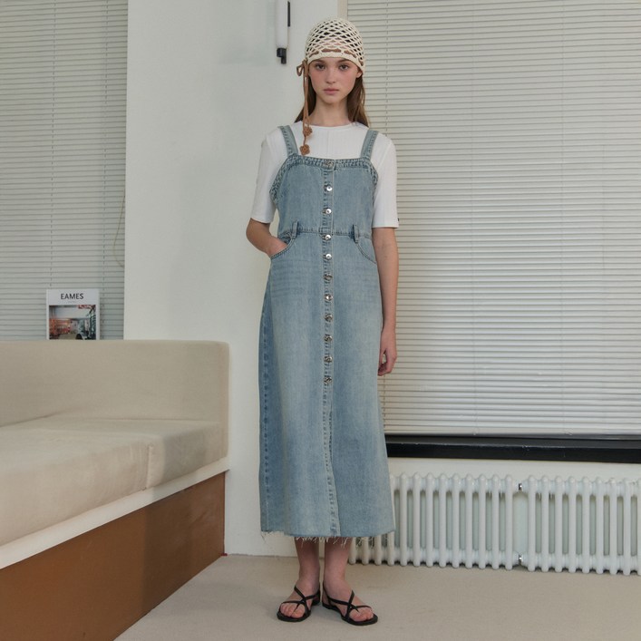 쥬시쥬디 여성용 풀오픈데님뷔스티에원피스 JZOP321G