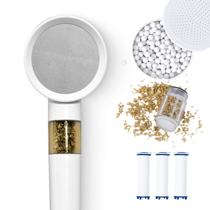 윤슬아 샤워기헤드 KDF 수압상승 3중 필터샤워기 헤드