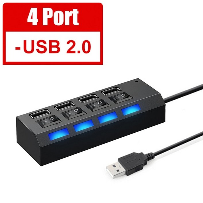 노트북 usb허브 usb 허브 3 0 허브 usb 분배기 여러 포트 멀티 usb 허브