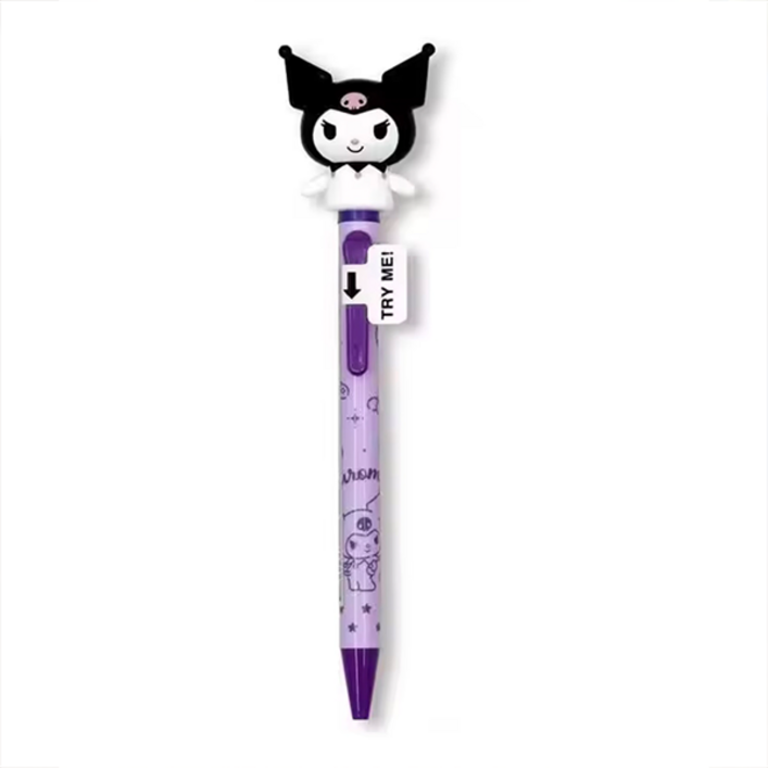 옐상 산리오 액션 피규어 움직이는 볼펜 4종