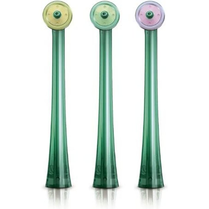 philips sonicare 에어플로스 교체 노즐 hx801307 손이 닿기 어려운 곳 amp 향상된 치간 세정  모든 에어플로스 구강 세정기에 적합  오리지널 3개 세트