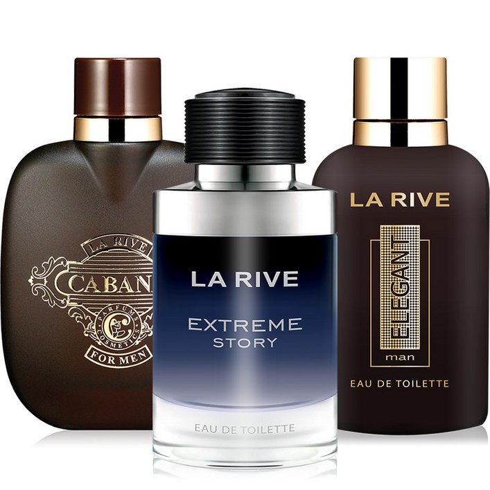 라리브 남성향수 3종 카바나 90ml엘레강스 90ml익스트림 75ml, 90ml, 1세트