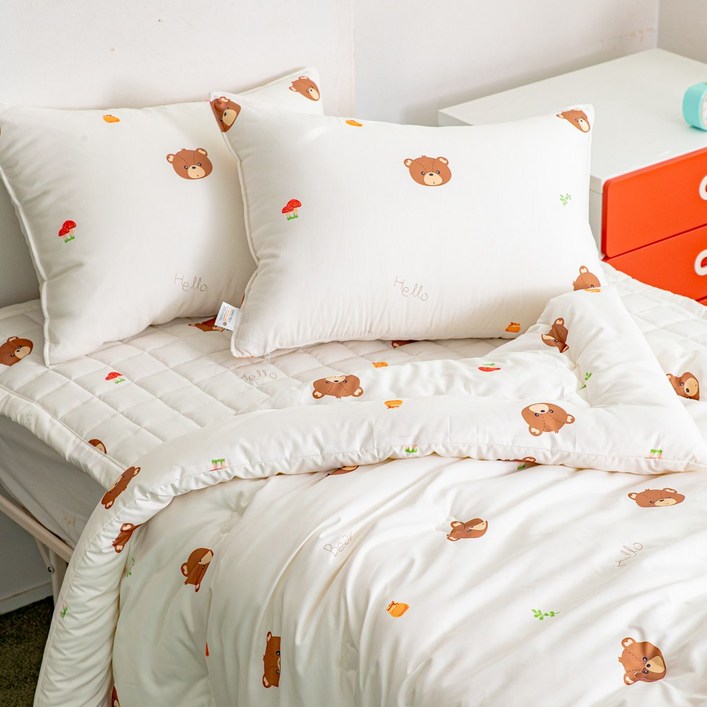 알러지케어 먼지없는 어린이 이불 키즈 차렵 이불+베개커버 침구 세트