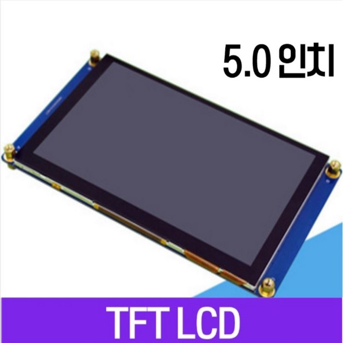 5.0inch 디스플레이 해상도 800x480 LCD 크기  CTP 터치 I2C 인터페이스가있는 136x76.05x7.27mm