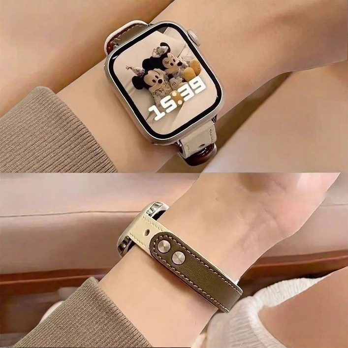 애플워치 스트랩 가죽 여자  아이폰 워치스트랩