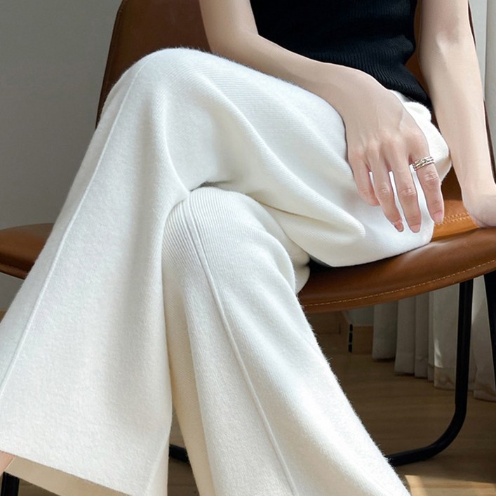 여성 비엘라 울 니트 팬츠 5color 가을 간절기 데일리 니트 바지