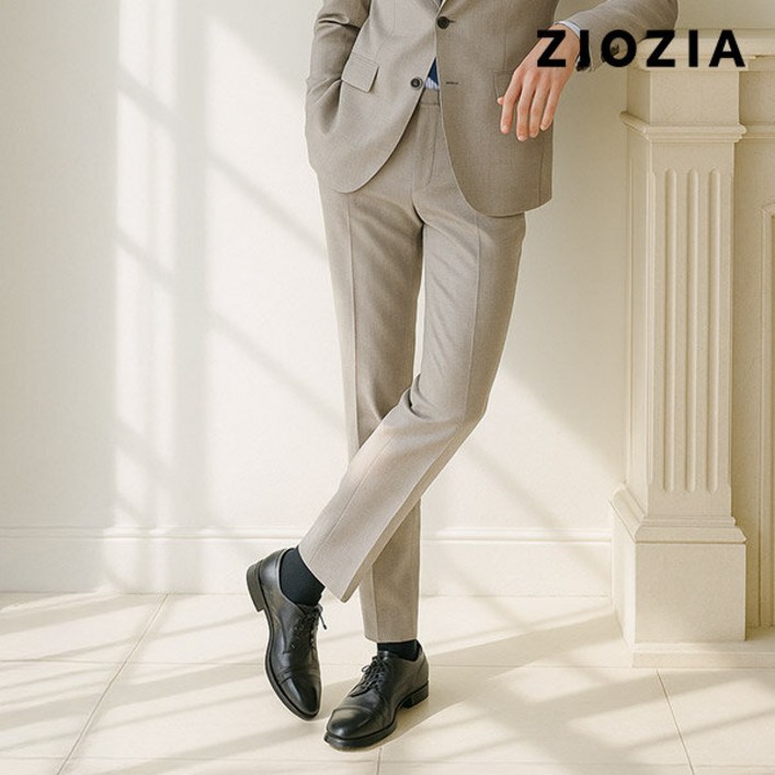 지오지아컴포트 쿨맥스 베이지 정장팬츠 ACB2SP1308