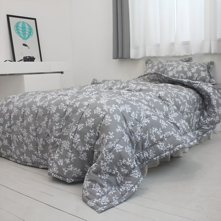 포근하니 실용만점 사계절용 다용도 차렵이불  차박이불  병원 펜션 기숙사 요양원  단체주문