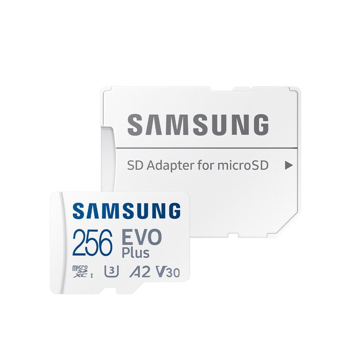microsd256 삼성 공식인증 마이크로SD 메모리카드 EVO PLUS 256GB MB-MC256KA